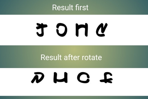 Two word ambigram Generator