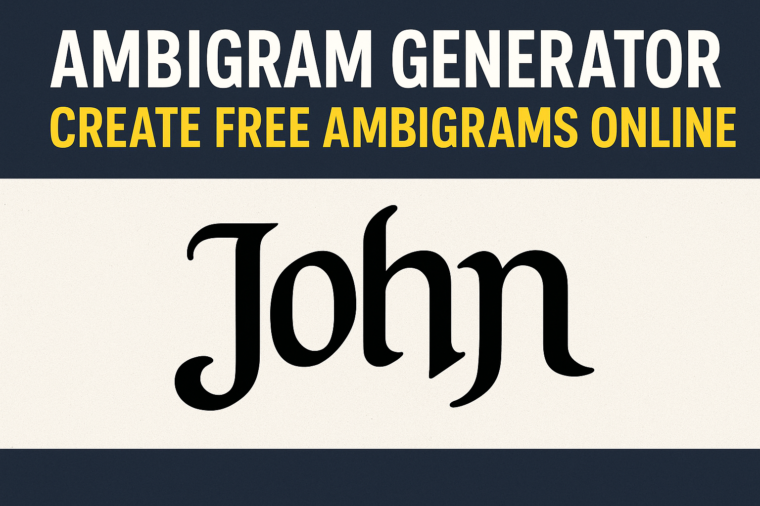 ambigram generator